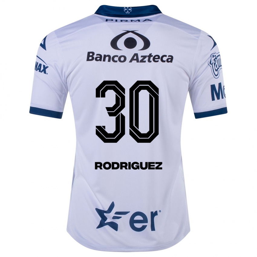 Dzieci Jesús Rodríguez #30 Biały Domowa Koszulka 2023/24 Koszulki Klubowe