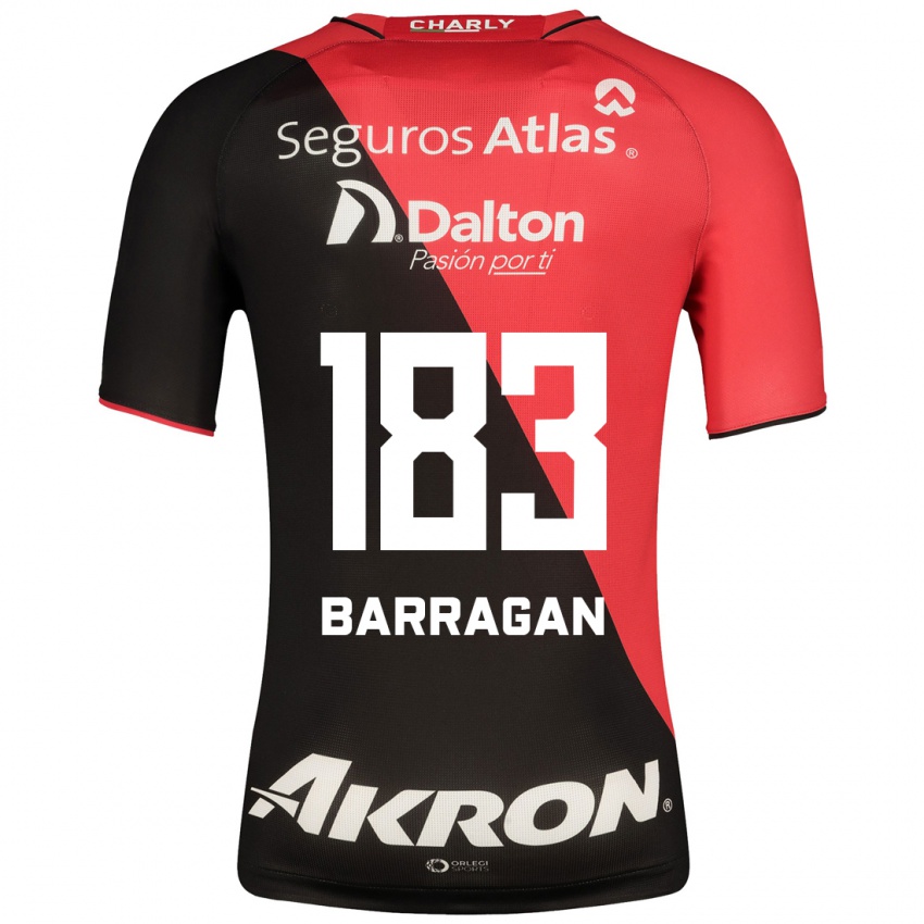 Dzieci Roberto Barragán #183 Czarny Domowa Koszulka 2023/24 Koszulki Klubowe
