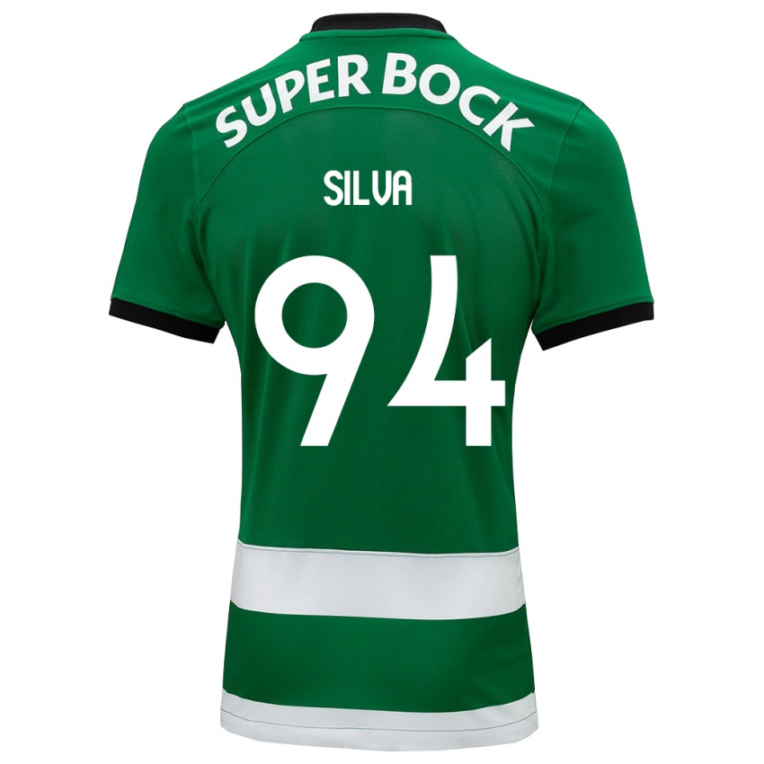 Dzieci Pedro Silva #94 Zielony Domowa Koszulka 2023/24 Koszulki Klubowe