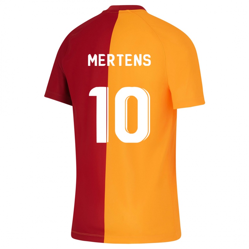 Dzieci Dries Mertens #10 Pomarańczowy Domowa Koszulka 2023/24 Koszulki Klubowe