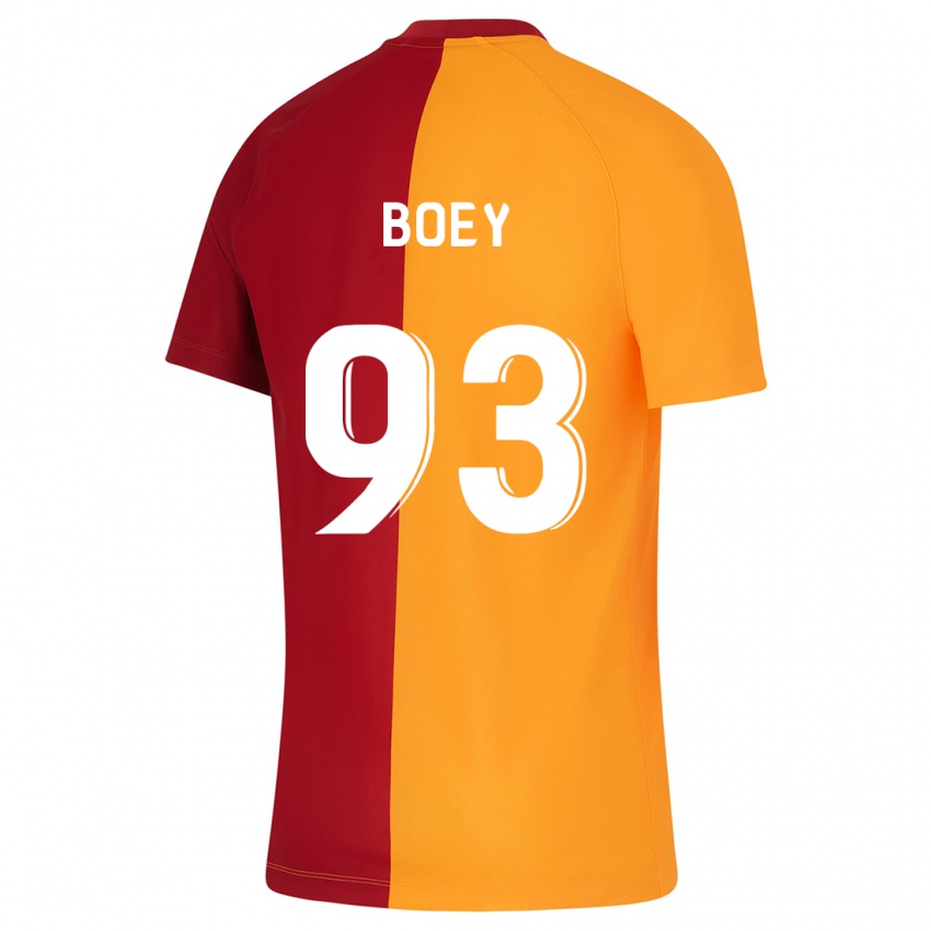 Dzieci Sacha Boey #93 Pomarańczowy Domowa Koszulka 2023/24 Koszulki Klubowe