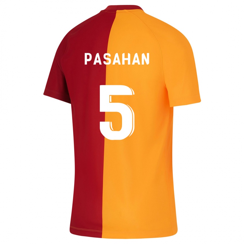 Dzieci Eren Pasahan #5 Pomarańczowy Domowa Koszulka 2023/24 Koszulki Klubowe