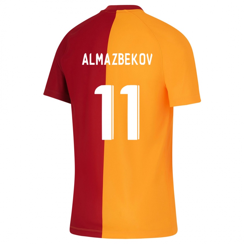 Dzieci Beknaz Almazbekov #11 Pomarańczowy Domowa Koszulka 2023/24 Koszulki Klubowe
