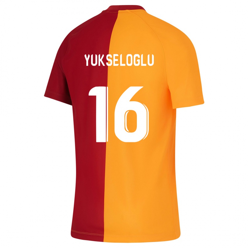 Dzieci Ayaz Yükseloğlu #16 Pomarańczowy Domowa Koszulka 2023/24 Koszulki Klubowe