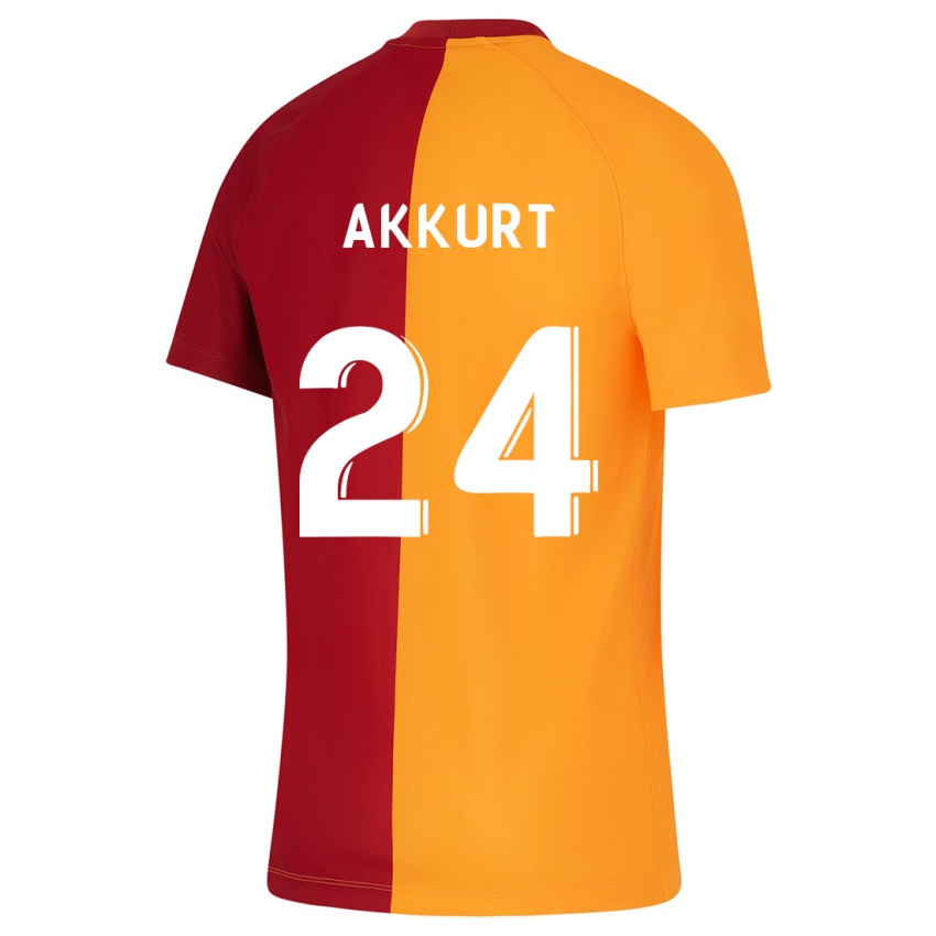 Dzieci Arzu Akkurt #24 Pomarańczowy Domowa Koszulka 2023/24 Koszulki Klubowe