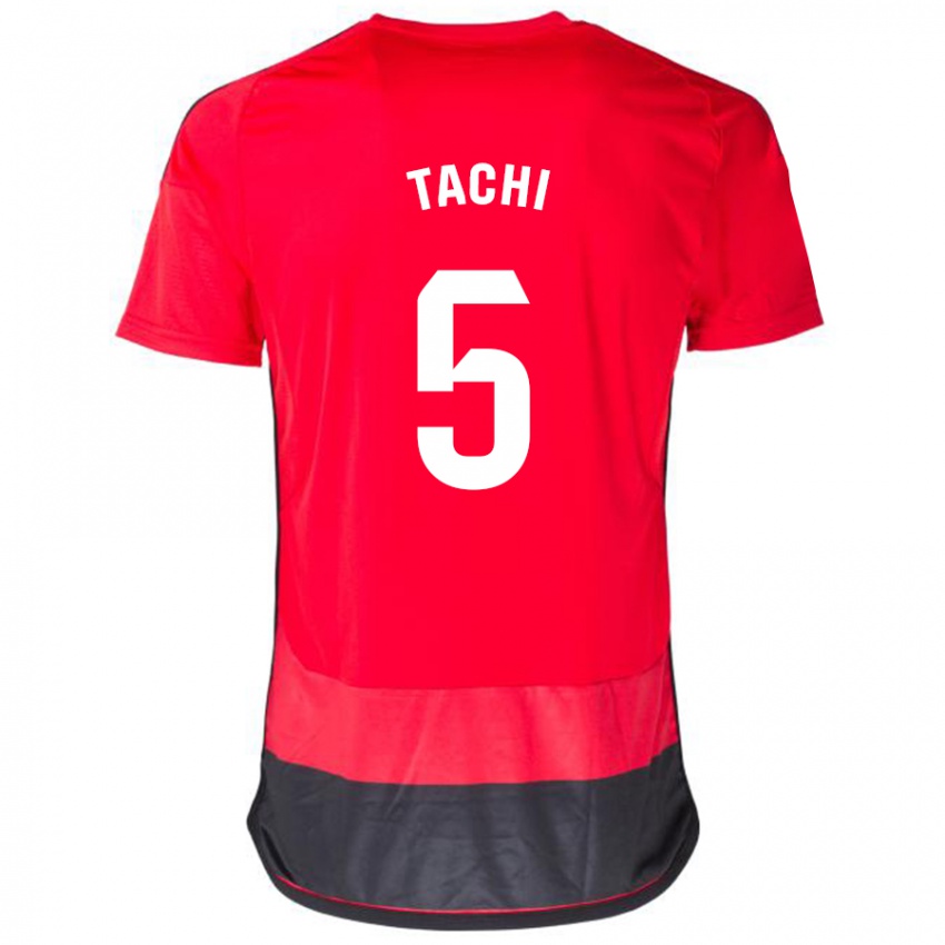 Dzieci Tachi #5 Czerwony Czarny Domowa Koszulka 2023/24 Koszulki Klubowe