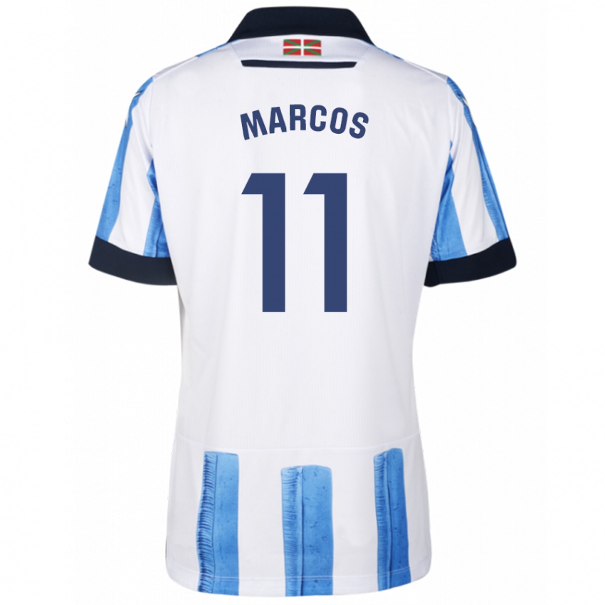Dzieci Cecilia Marcos Nabal #11 Niebiesko Biały Domowa Koszulka 2023/24 Koszulki Klubowe