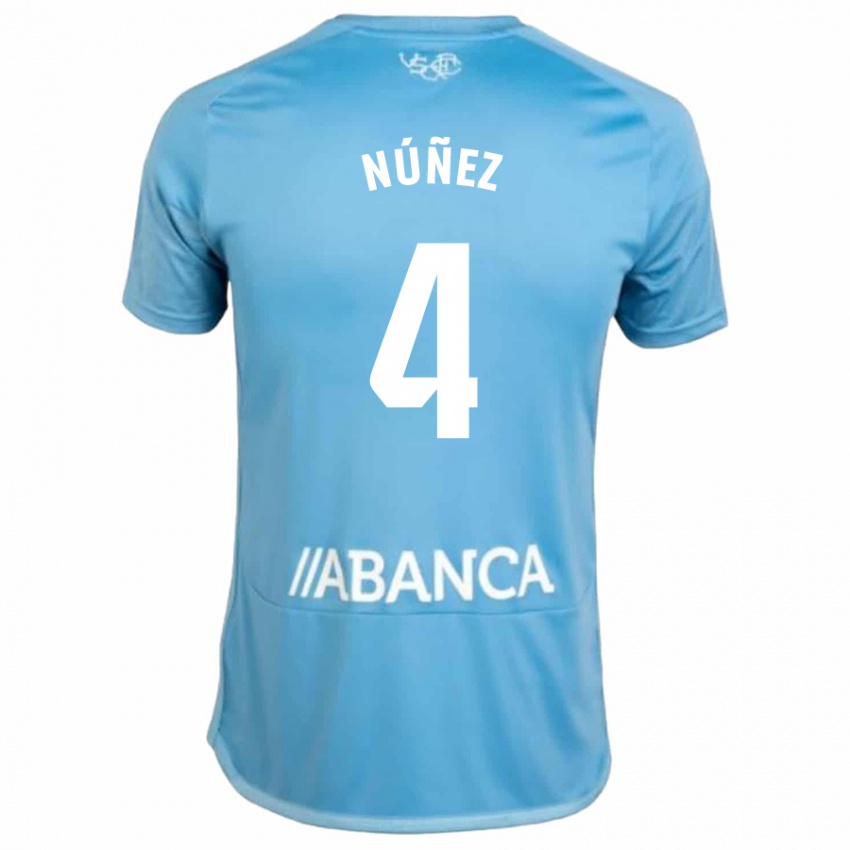 Dzieci Unai Núñez #4 Niebieski Domowa Koszulka 2023/24 Koszulki Klubowe