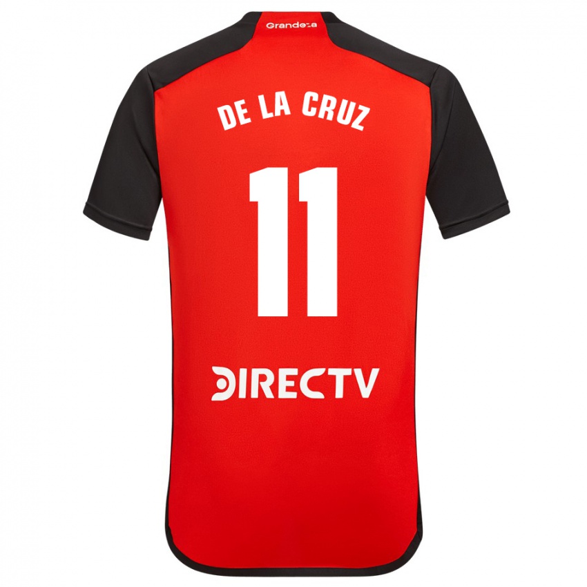 Dzieci Nicolas De La Cruz #11 Czerwony Wyjazdowa Koszulka 2023/24 Koszulki Klubowe