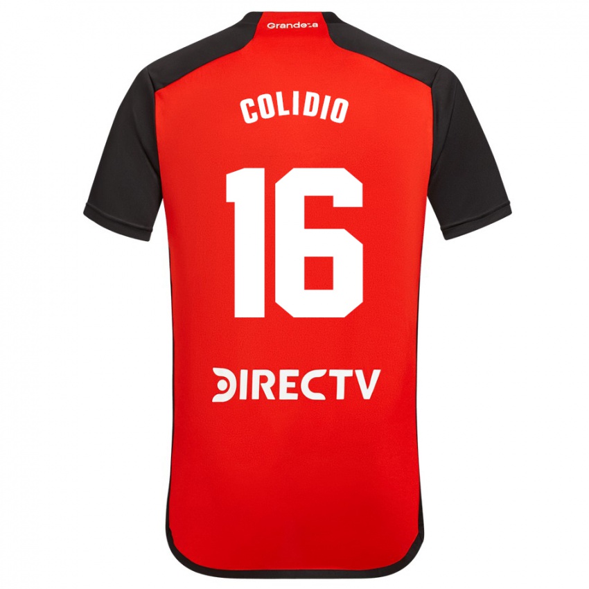 Dzieci Facundo Colidio #16 Czerwony Wyjazdowa Koszulka 2023/24 Koszulki Klubowe
