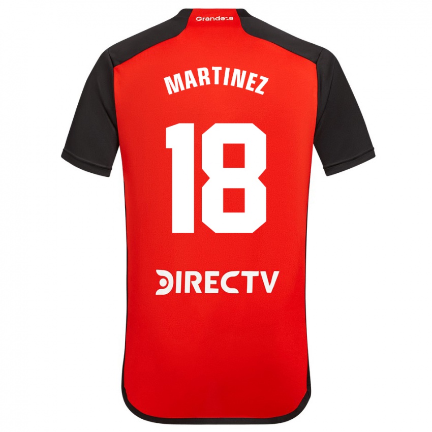 Dzieci Pity Martínez #18 Czerwony Wyjazdowa Koszulka 2023/24 Koszulki Klubowe
