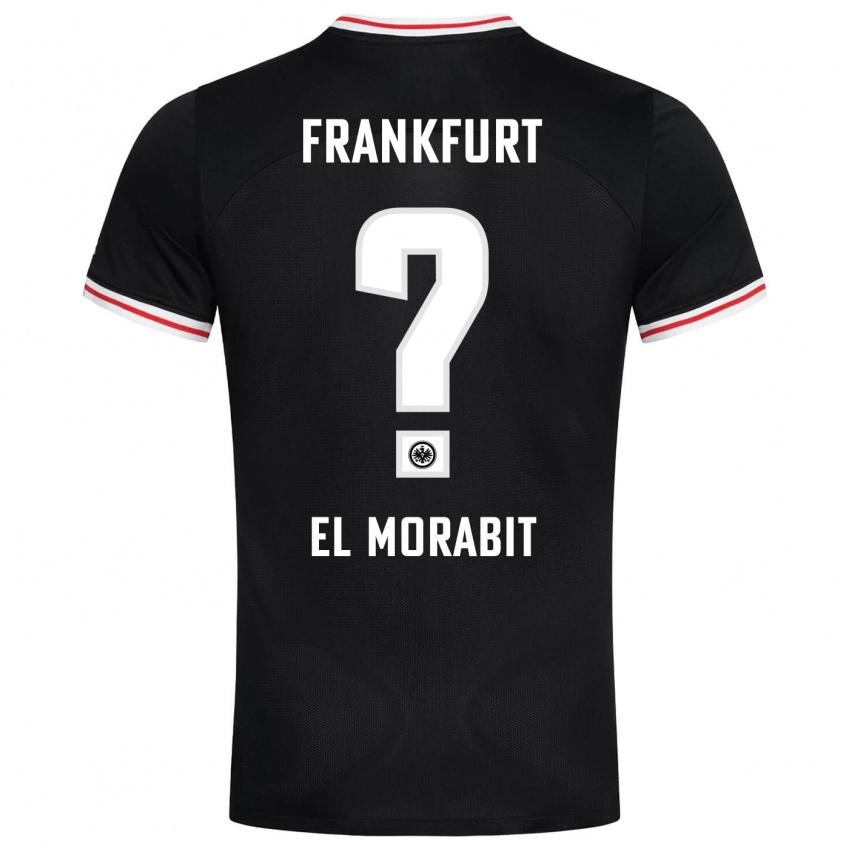 Dzieci Anas El Morabit #0 Czarny Wyjazdowa Koszulka 2023/24 Koszulki Klubowe