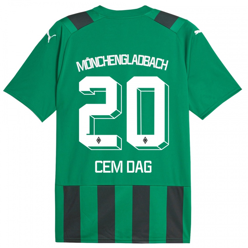 Dzieci Cem Dag #20 Czarny Zielony Wyjazdowa Koszulka 2023/24 Koszulki Klubowe