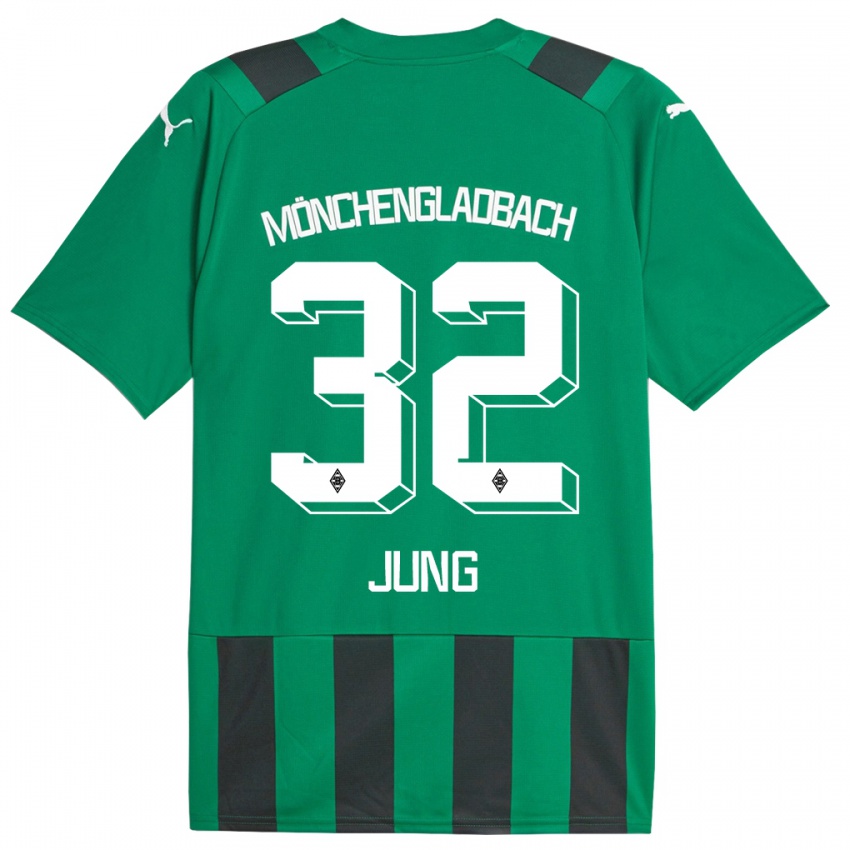 Dzieci In-Gyom Jung #32 Czarny Zielony Wyjazdowa Koszulka 2023/24 Koszulki Klubowe