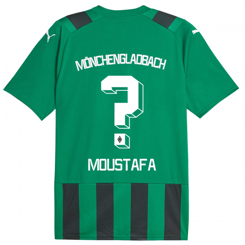 Dzieci Seif Ashraf Moustafa #0 Czarny Zielony Wyjazdowa Koszulka 2023/24 Koszulki Klubowe