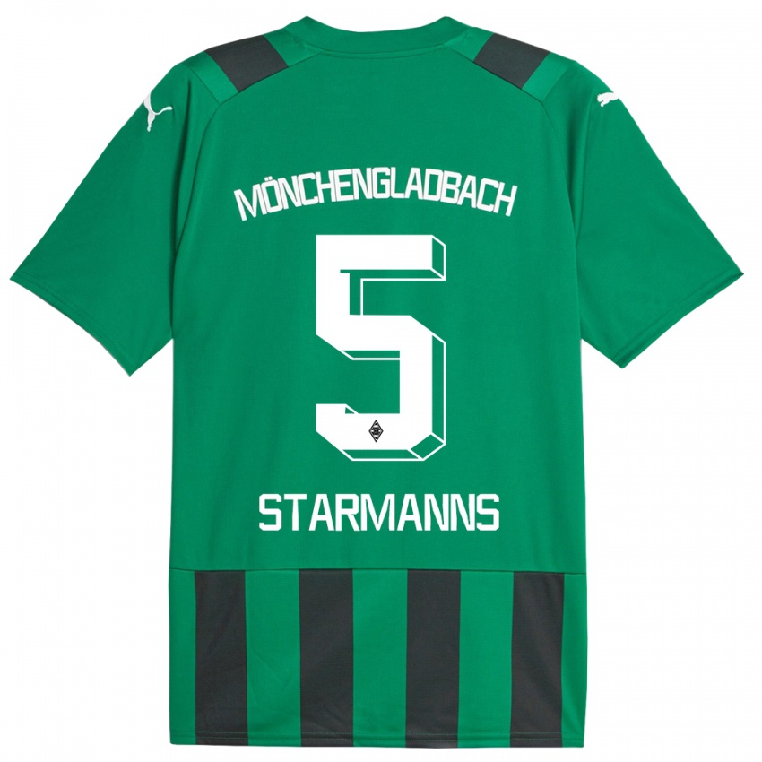 Dzieci Sandra Starmanns #5 Czarny Zielony Wyjazdowa Koszulka 2023/24 Koszulki Klubowe