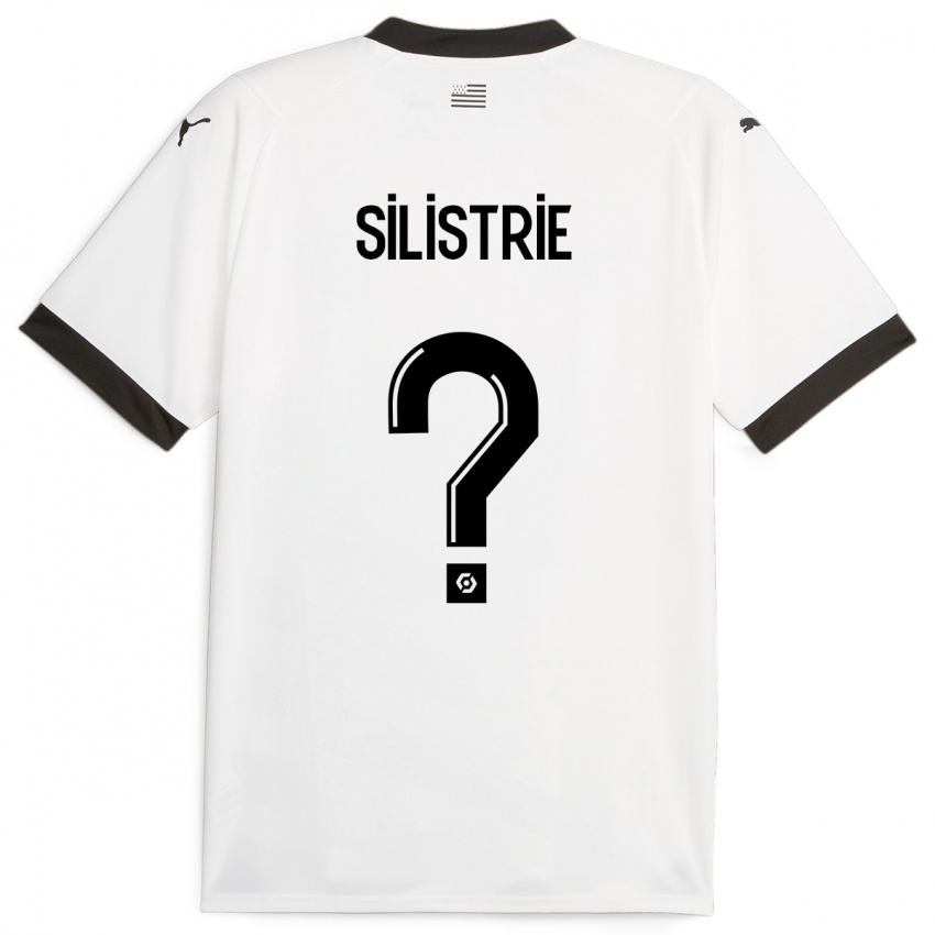 Dzieci Mathys Silistrie #0 Biały Wyjazdowa Koszulka 2023/24 Koszulki Klubowe