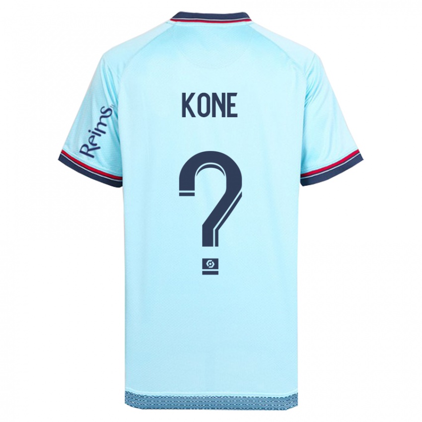 Dzieci Abdoul Koné #0 Niebieskie Niebo Wyjazdowa Koszulka 2023/24 Koszulki Klubowe