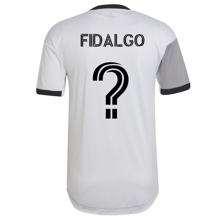 Dzieci James Fidalgo #0 Biały Wyjazdowa Koszulka 2023/24 Koszulki Klubowe