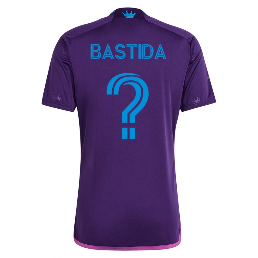 Dzieci Juan Martinez-Bastida #0 Fioletowy Wyjazdowa Koszulka 2023/24 Koszulki Klubowe