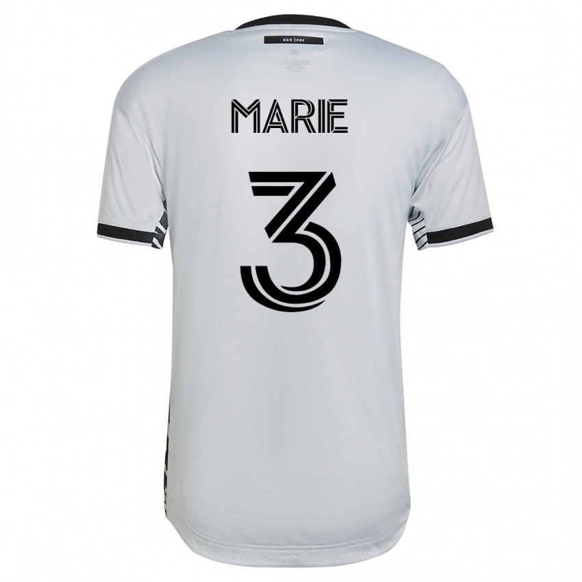 Dzieci Paul Marie #3 Biały Wyjazdowa Koszulka 2023/24 Koszulki Klubowe