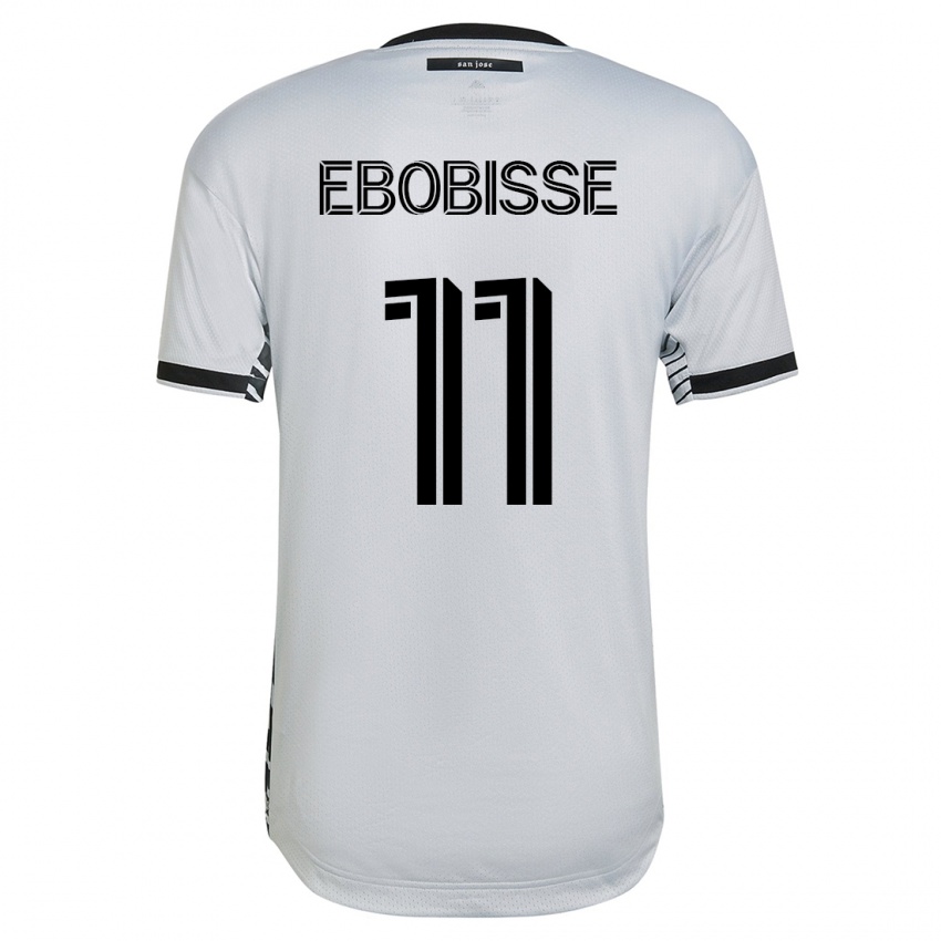 Dzieci Jeremy Ebobisse #11 Biały Wyjazdowa Koszulka 2023/24 Koszulki Klubowe