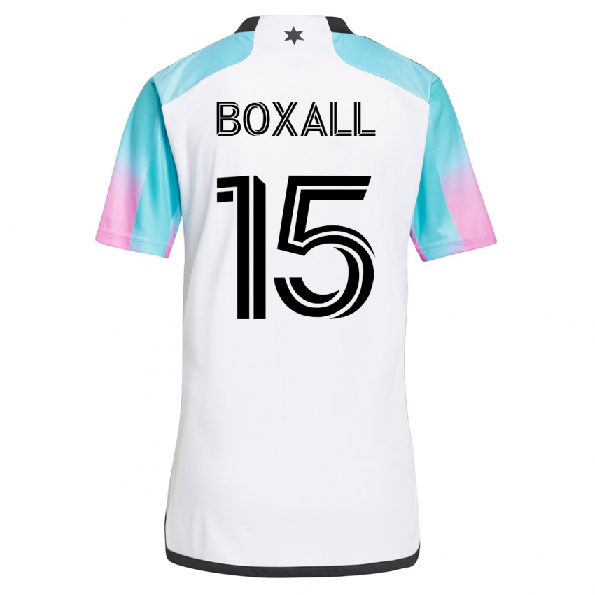 Dzieci Michael Boxall #15 Biały Wyjazdowa Koszulka 2023/24 Koszulki Klubowe