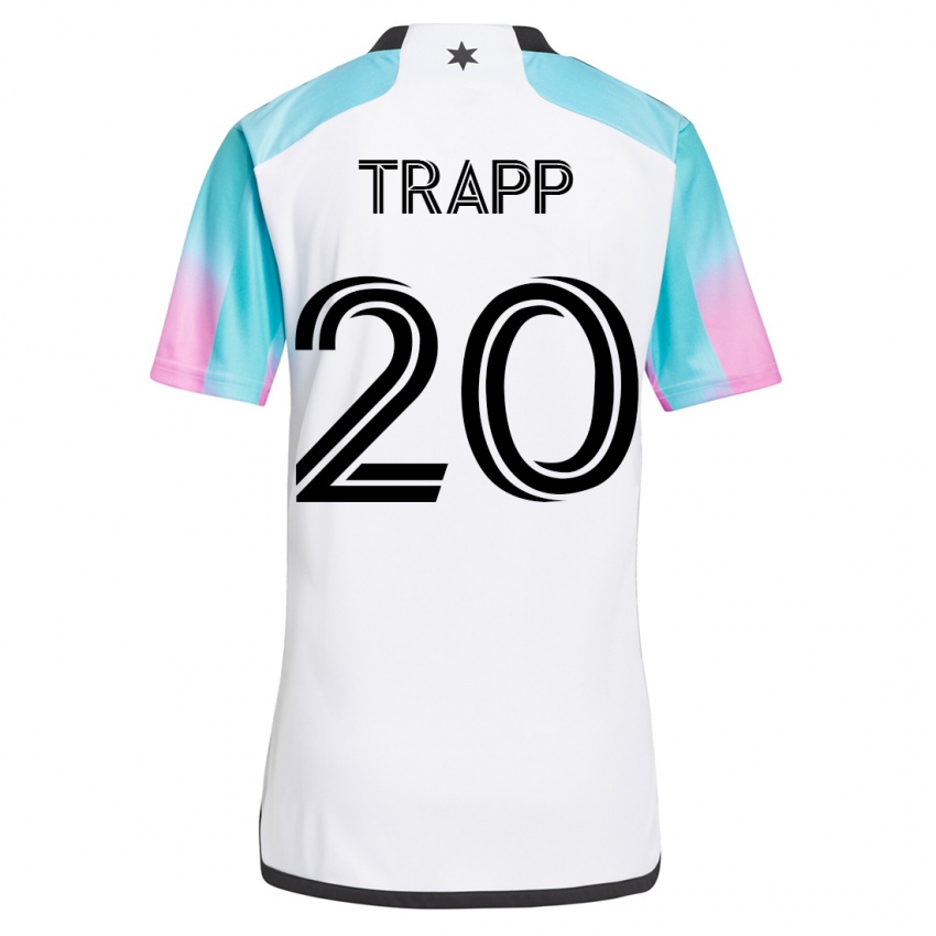 Dzieci Wil Trapp #20 Biały Wyjazdowa Koszulka 2023/24 Koszulki Klubowe