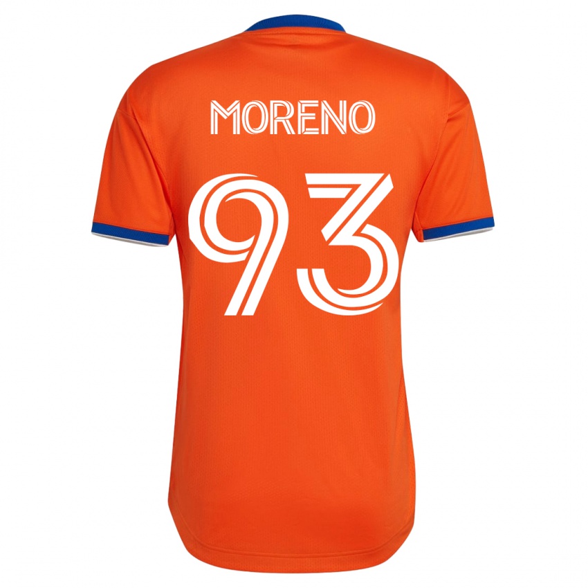 Dzieci Júnior Moreno #93 Biały Wyjazdowa Koszulka 2023/24 Koszulki Klubowe