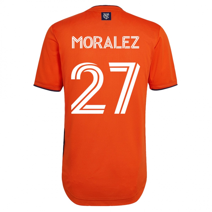 Dzieci Maxi Moralez #27 Czarny Wyjazdowa Koszulka 2023/24 Koszulki Klubowe
