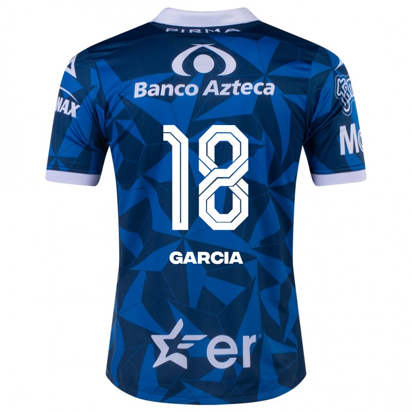Dzieci Luis García #18 Niebieski Wyjazdowa Koszulka 2023/24 Koszulki Klubowe