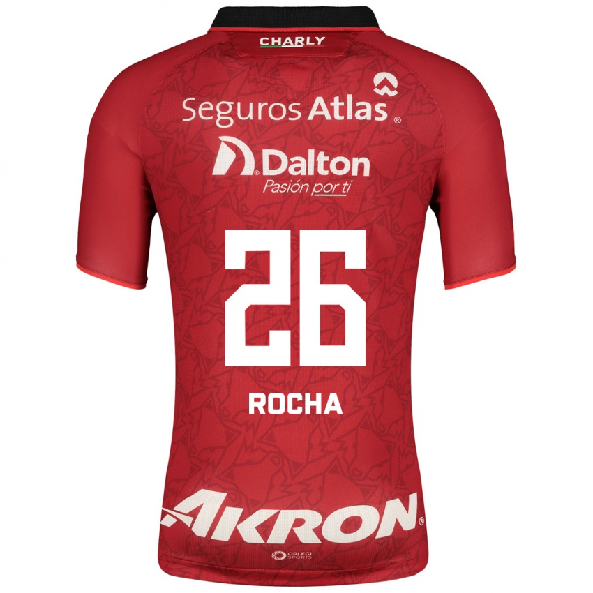 Dzieci Aldo Rocha #26 Czerwony Wyjazdowa Koszulka 2023/24 Koszulki Klubowe