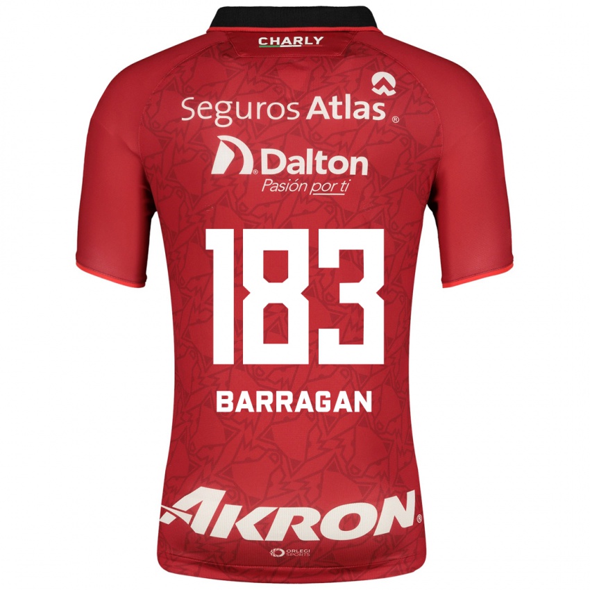 Dzieci Roberto Barragán #183 Czerwony Wyjazdowa Koszulka 2023/24 Koszulki Klubowe