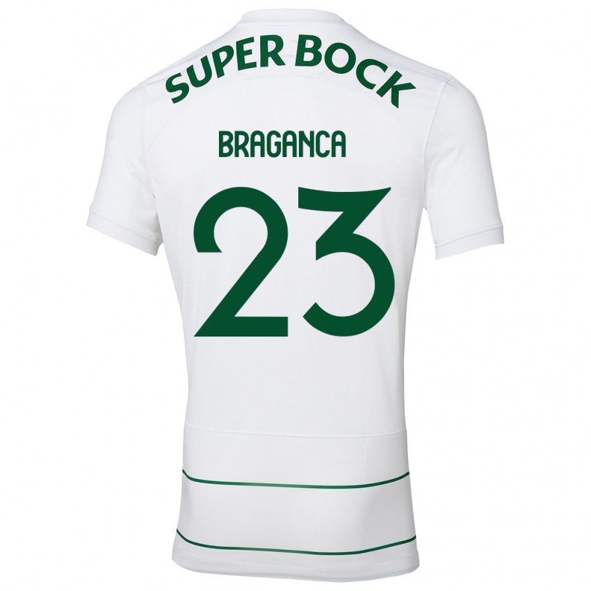 Dzieci Daniel Bragança #23 Biały Wyjazdowa Koszulka 2023/24 Koszulki Klubowe