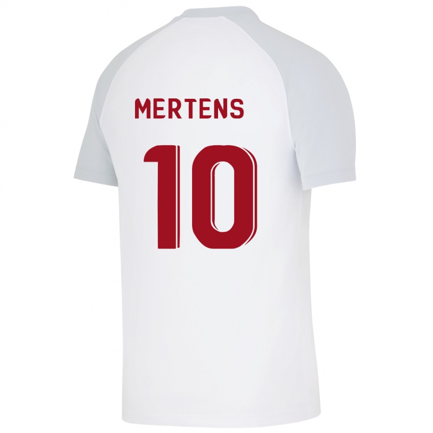 Dzieci Dries Mertens #10 Biały Wyjazdowa Koszulka 2023/24 Koszulki Klubowe