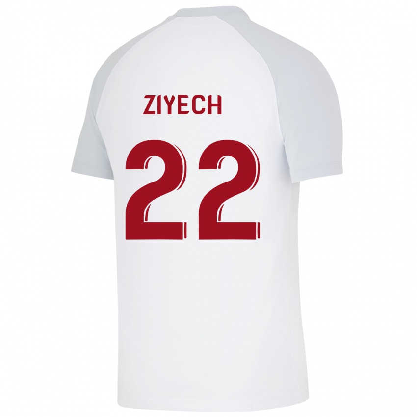 Dzieci Hakim Ziyech #22 Biały Wyjazdowa Koszulka 2023/24 Koszulki Klubowe