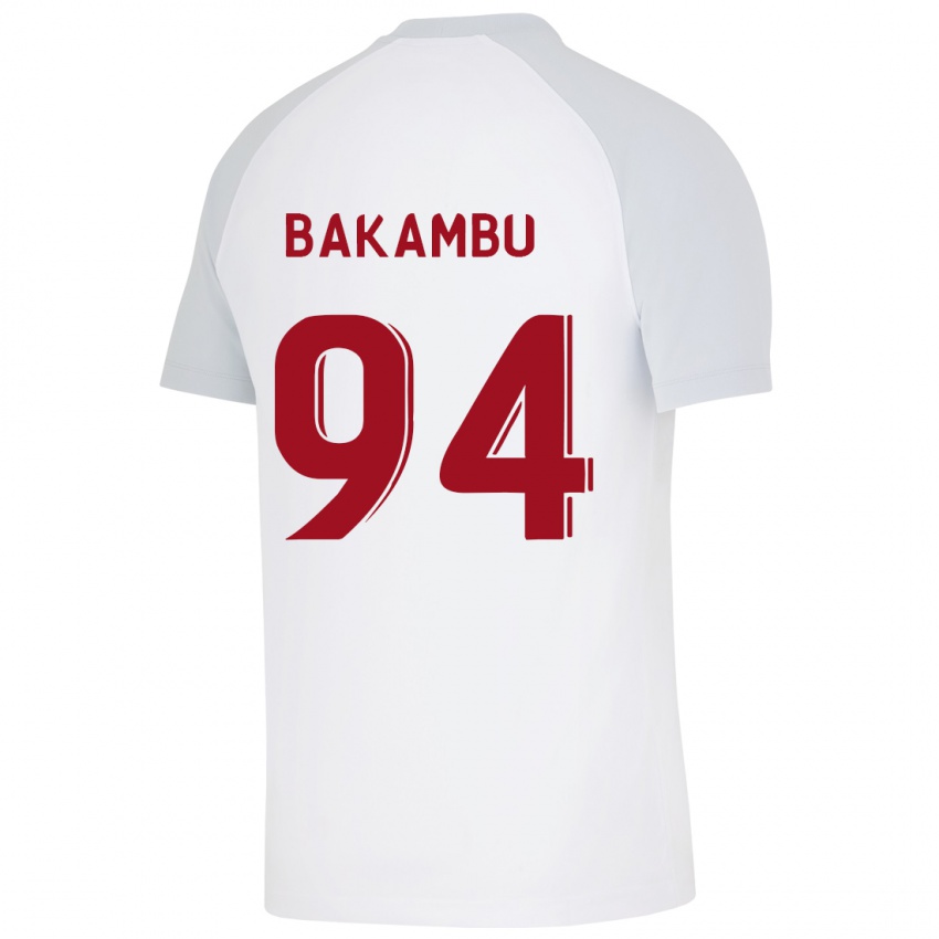 Dzieci Cedric Bakambu #94 Biały Wyjazdowa Koszulka 2023/24 Koszulki Klubowe