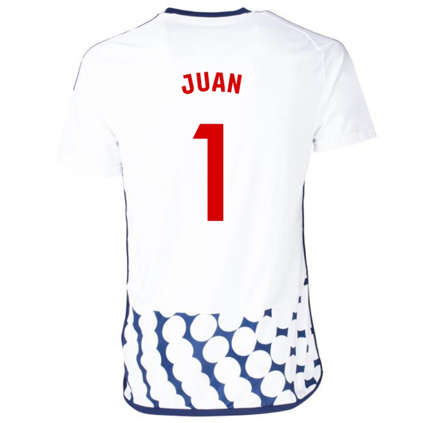 Dzieci Ramón Juan #1 Biały Wyjazdowa Koszulka 2023/24 Koszulki Klubowe