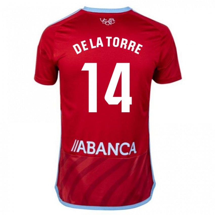 Dzieci Luca De La Torre #14 Czerwony Wyjazdowa Koszulka 2023/24 Koszulki Klubowe