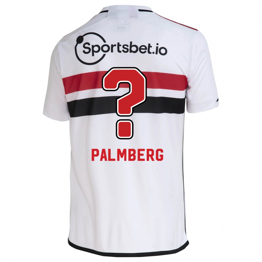 Męski Palmberg #0 Biały Domowa Koszulka 2023/24 Koszulki Klubowe