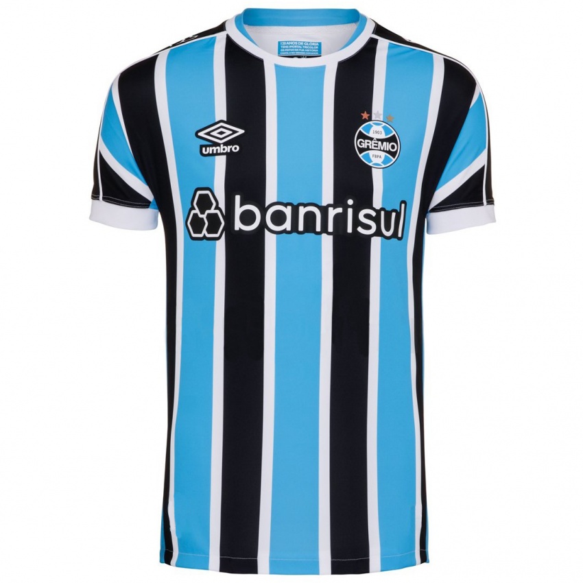 Męski Matheus Gonçalves #0 Niebieski Domowa Koszulka 2023/24 Koszulki Klubowe