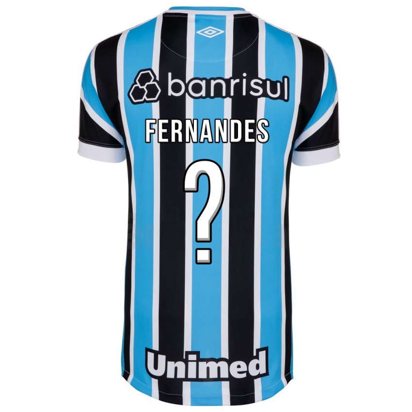 Męski Nathan Fernandes #0 Niebieski Domowa Koszulka 2023/24 Koszulki Klubowe