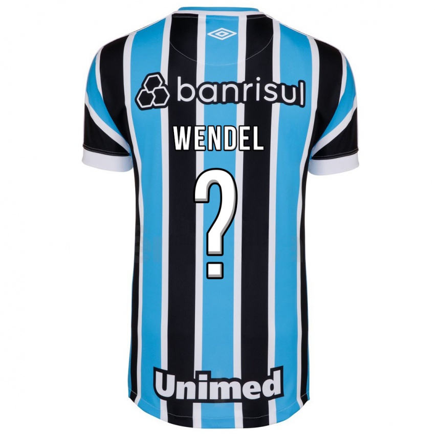 Męski Wendel #0 Niebieski Domowa Koszulka 2023/24 Koszulki Klubowe