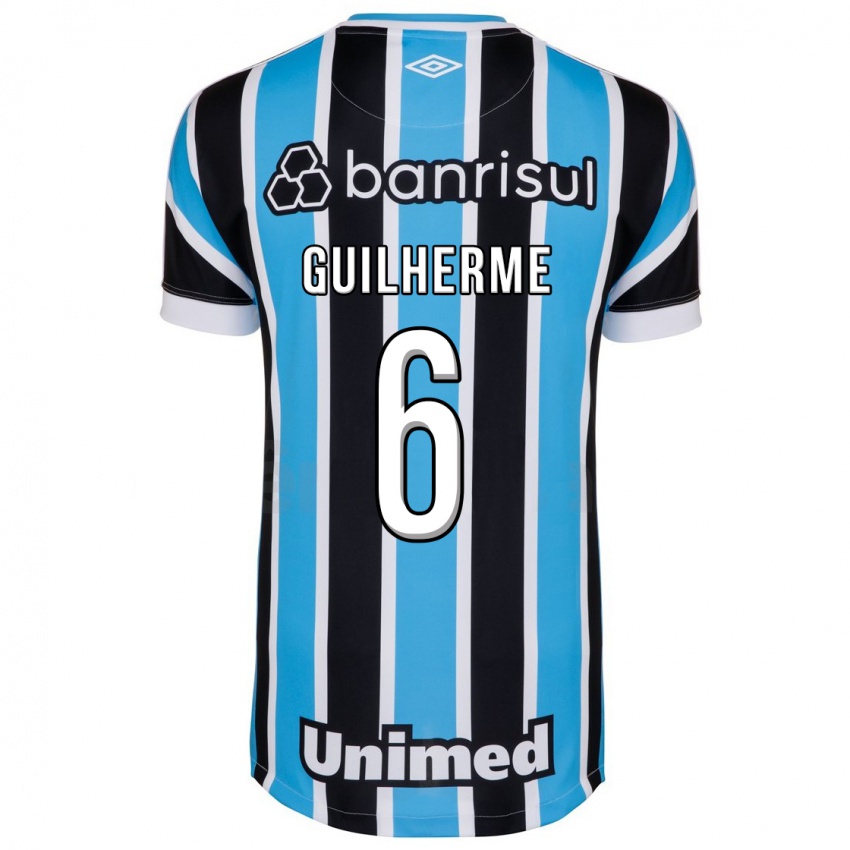 Męski Zé Guilherme #6 Niebieski Domowa Koszulka 2023/24 Koszulki Klubowe