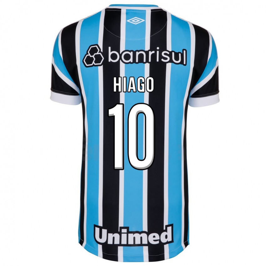 Męski Hiago #10 Niebieski Domowa Koszulka 2023/24 Koszulki Klubowe