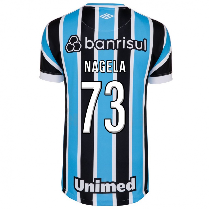Męski Nágela #73 Niebieski Domowa Koszulka 2023/24 Koszulki Klubowe