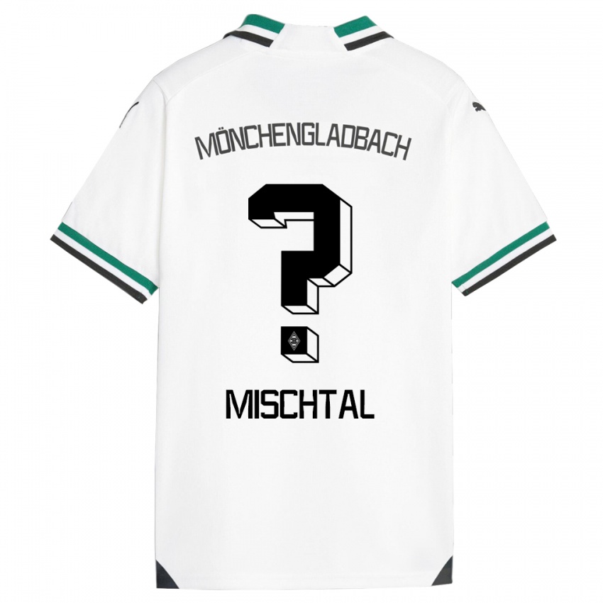Męski Kilian Mischtal #0 Biały Zielony Domowa Koszulka 2023/24 Koszulki Klubowe