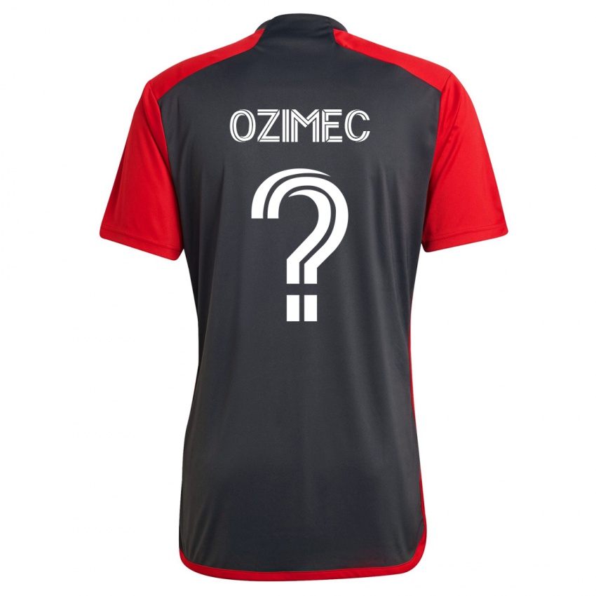 Męski Lucas Ozimec #0 Szary Domowa Koszulka 2023/24 Koszulki Klubowe