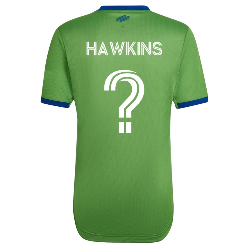 Męski Stuart Hawkins #0 Zielony Domowa Koszulka 2023/24 Koszulki Klubowe