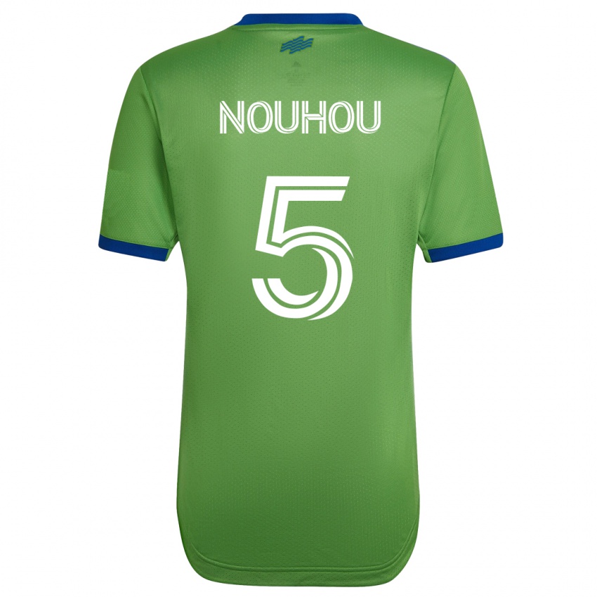 Męski Nouhou #5 Zielony Domowa Koszulka 2023/24 Koszulki Klubowe